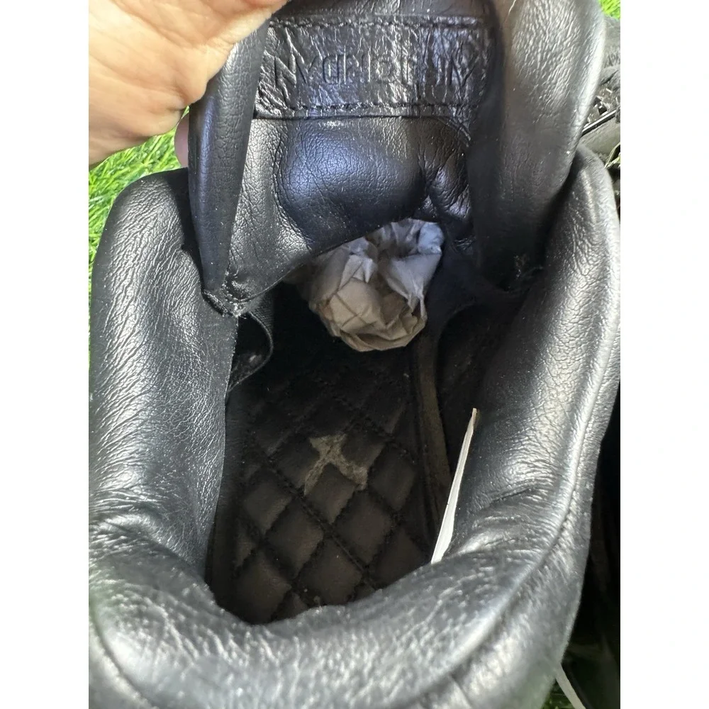 Jordan Air Jordan 4 Retro Premium Black Sail Sz 8.5 Leather Sneaker 819139-010
